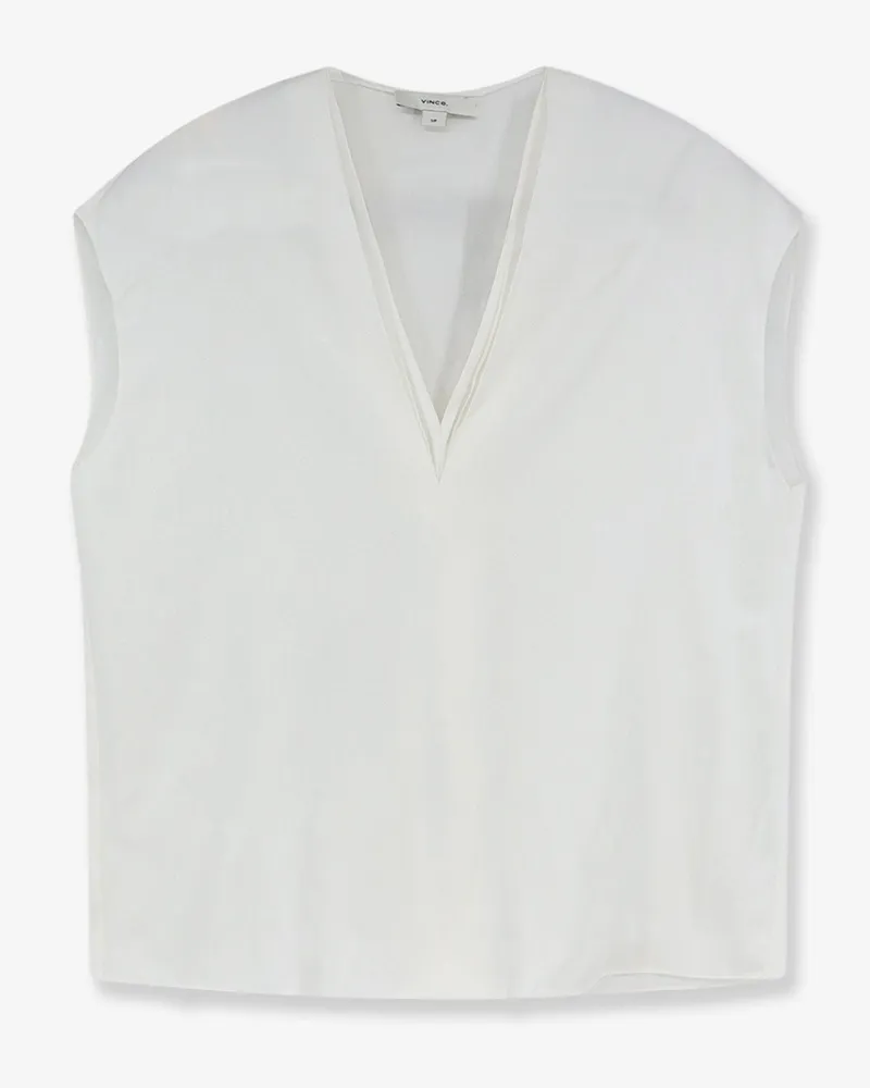 Vince Satin Top -  - gender_Woman White