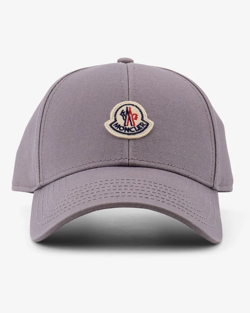 Moncler Cotton baseball hat -  - gender_Man Grey
