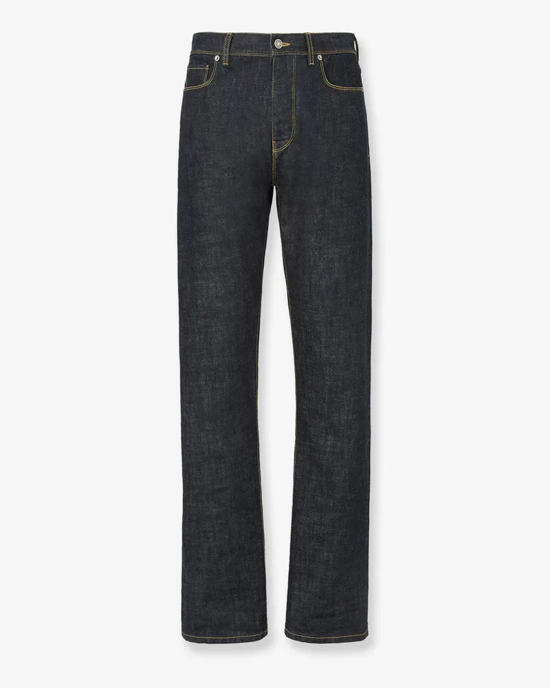 Fendi Selvedge Slim five pockets jeans -  - gender_Woman Blue