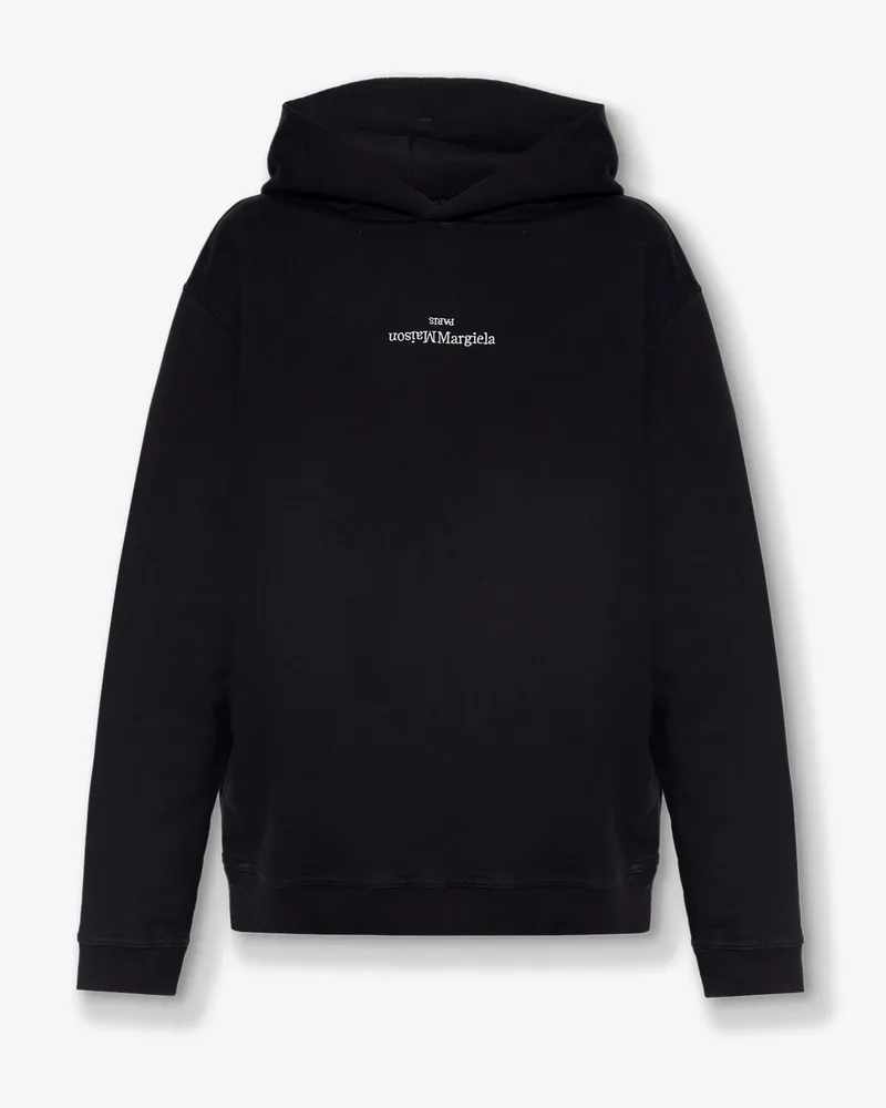 Maison Margiela Cotton hooded sweatshirt -  - gender_Man Blue