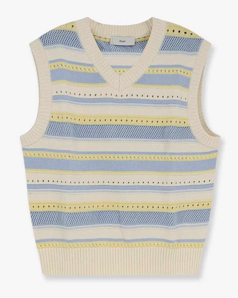 Dunst Unisex sleeveless cotton sweater -  - gender_Woman Yellow