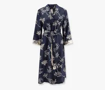 Timeo kaftan silk dress with floral print -  - gender_Woman