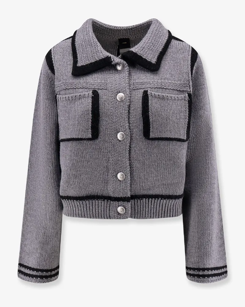 Pinko Sulcis wool cardigan -  - gender_Woman Grey