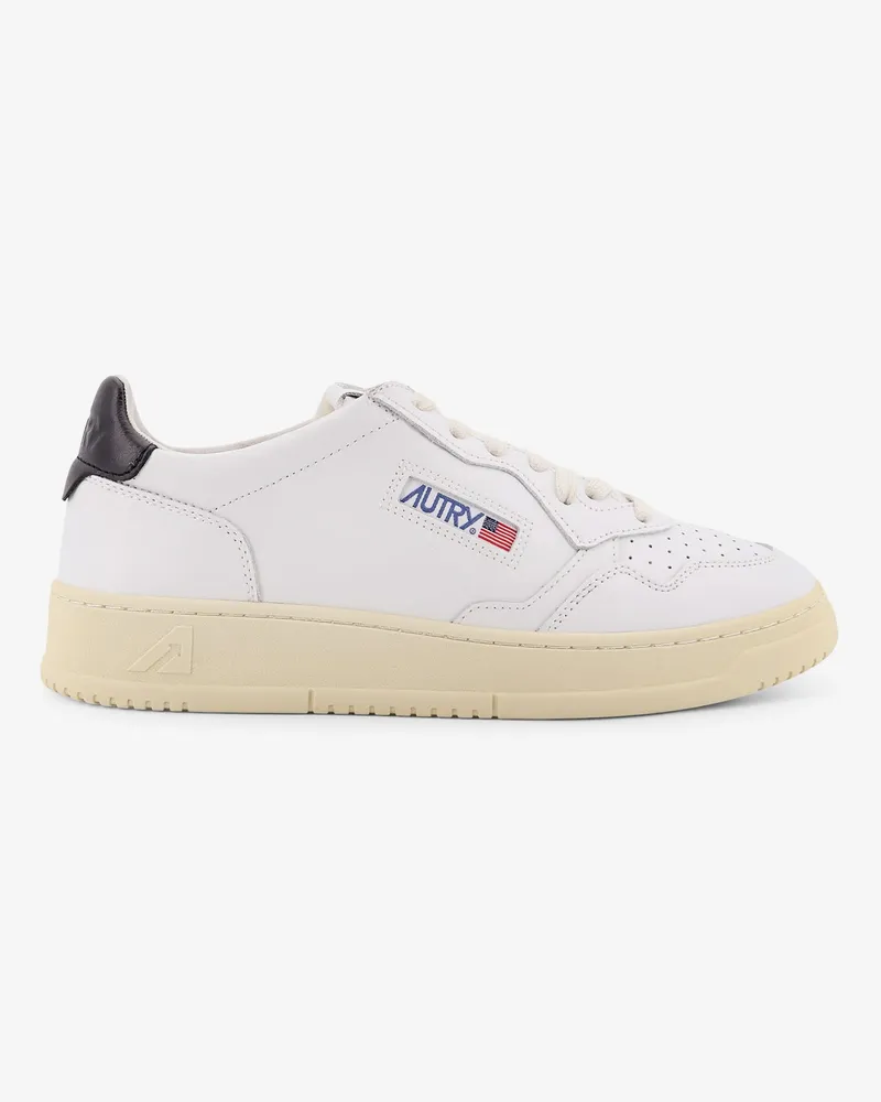 AUTRY Medalist Low leather sneakers with side logo -  - gender_Man White