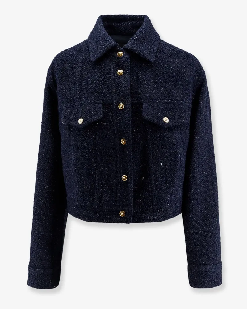 Pinko Gelato jacket with lurex effect -  - gender_Woman Blue