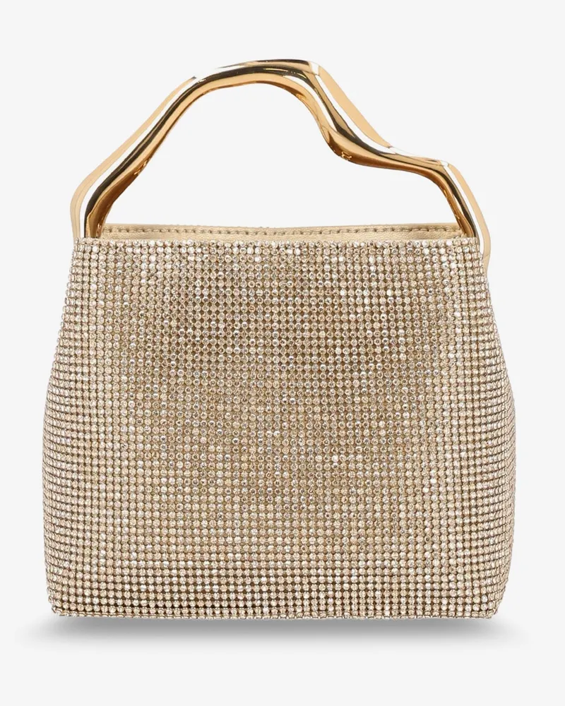 Cult Gaia Solene Mini handbag with all-over crystals -  - gender_Woman Gold