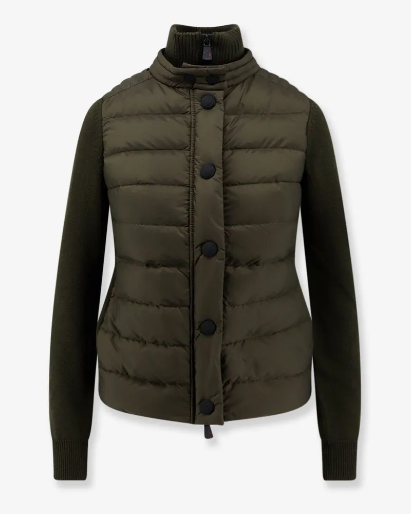 Moncler Wool and nylon blend jacket -  - gender_Woman Green