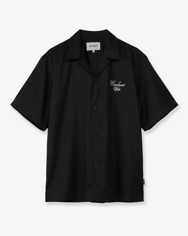 Carhartt WIP Travon tencel and cotton blend shirt -  - gender_Man Black