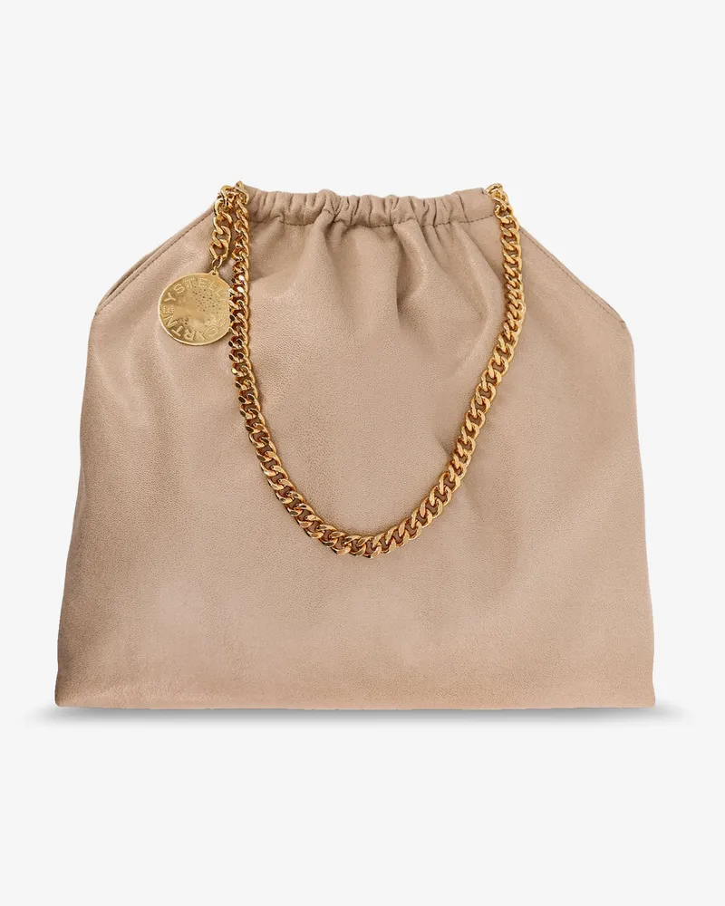 Stella McCartney Falabella shoulder bag with metal drawstring -  - gender_Woman Beige