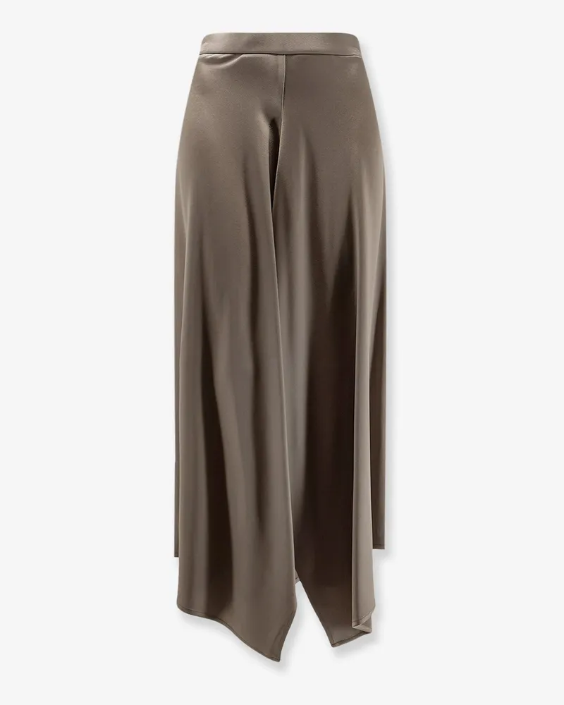 ALYSI Satin skirt -  - gender_Woman Green