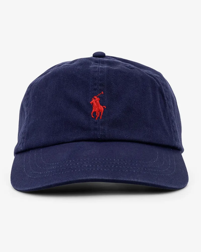 Ralph Lauren Baseball Cotton Hat -  - gender_Man Blue