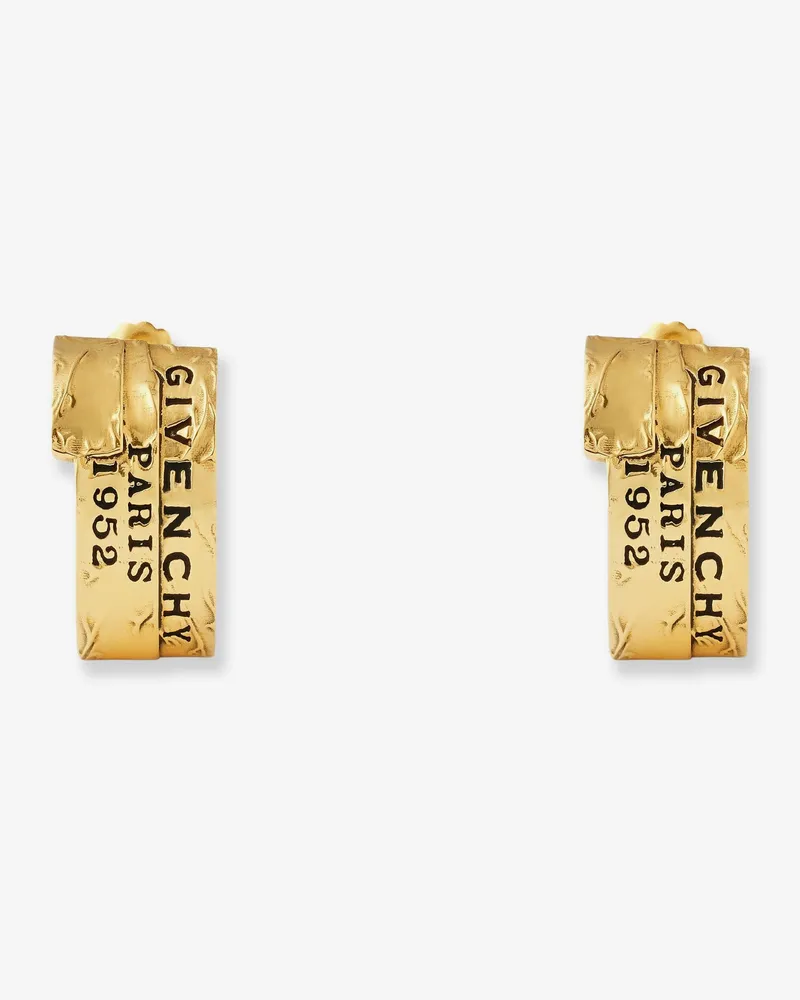 Givenchy Tape metal earrings with gold finishes - GIVENCHY - gender_Woman Gold