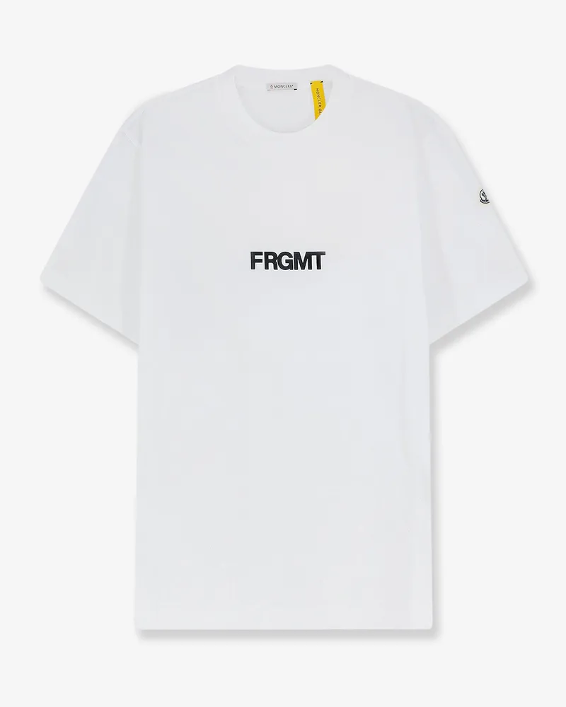 Moncler Printed cottonT-Shirt -  - gender_Man White