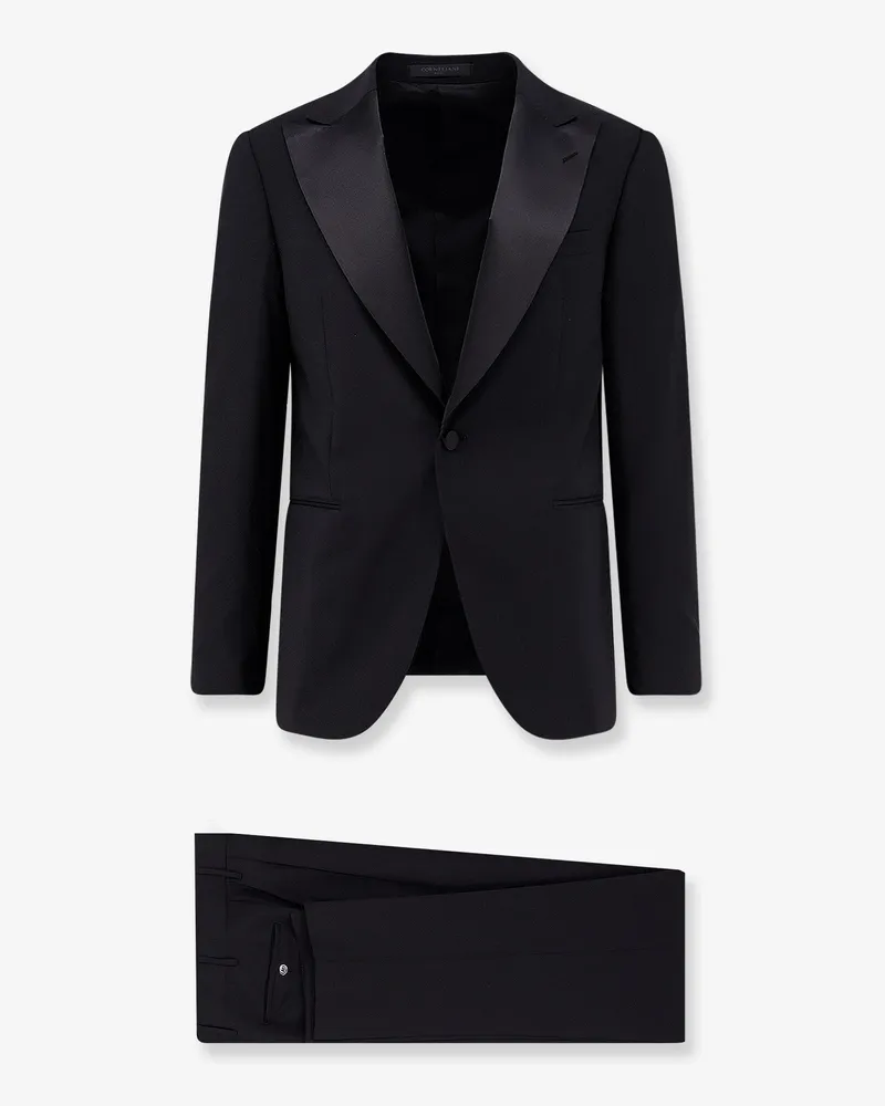 Corneliani Virgin wool and mohair tuxedo -  - gender_Man Black