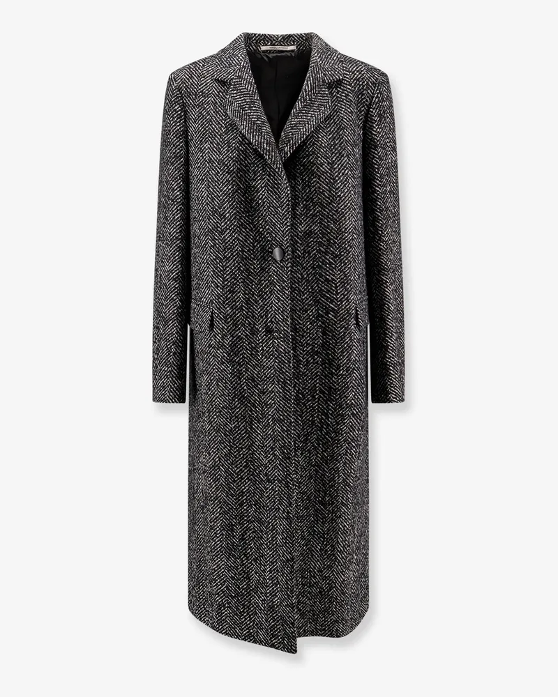 Tagliatore Amanda herringbone fabric coat -  - gender_Woman Black