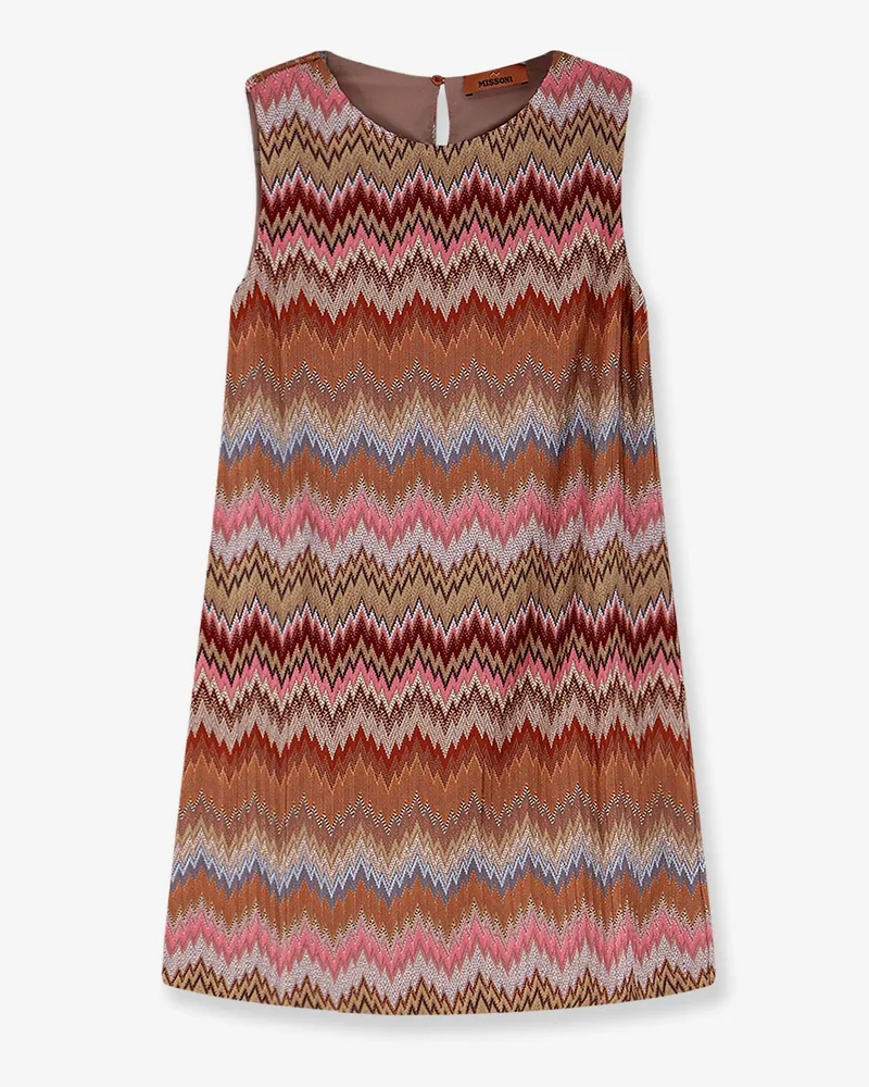 Missoni Short viscose dress with chevron pattern -  - gender_Woman Multicolor