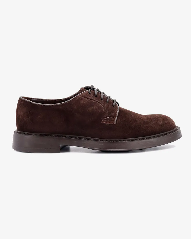 Doucal´s Suede lace-up shoe -  - gender_Man Blue
