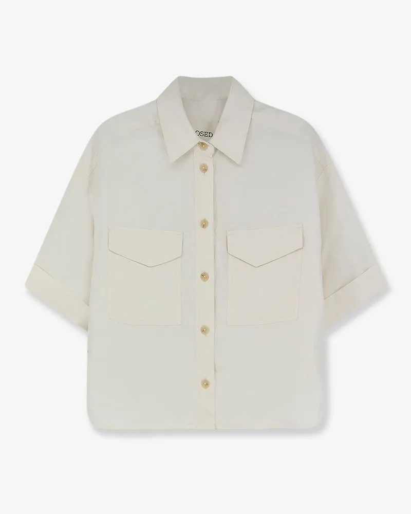 Closed Linen and viscose shirt -  - gender_Woman White