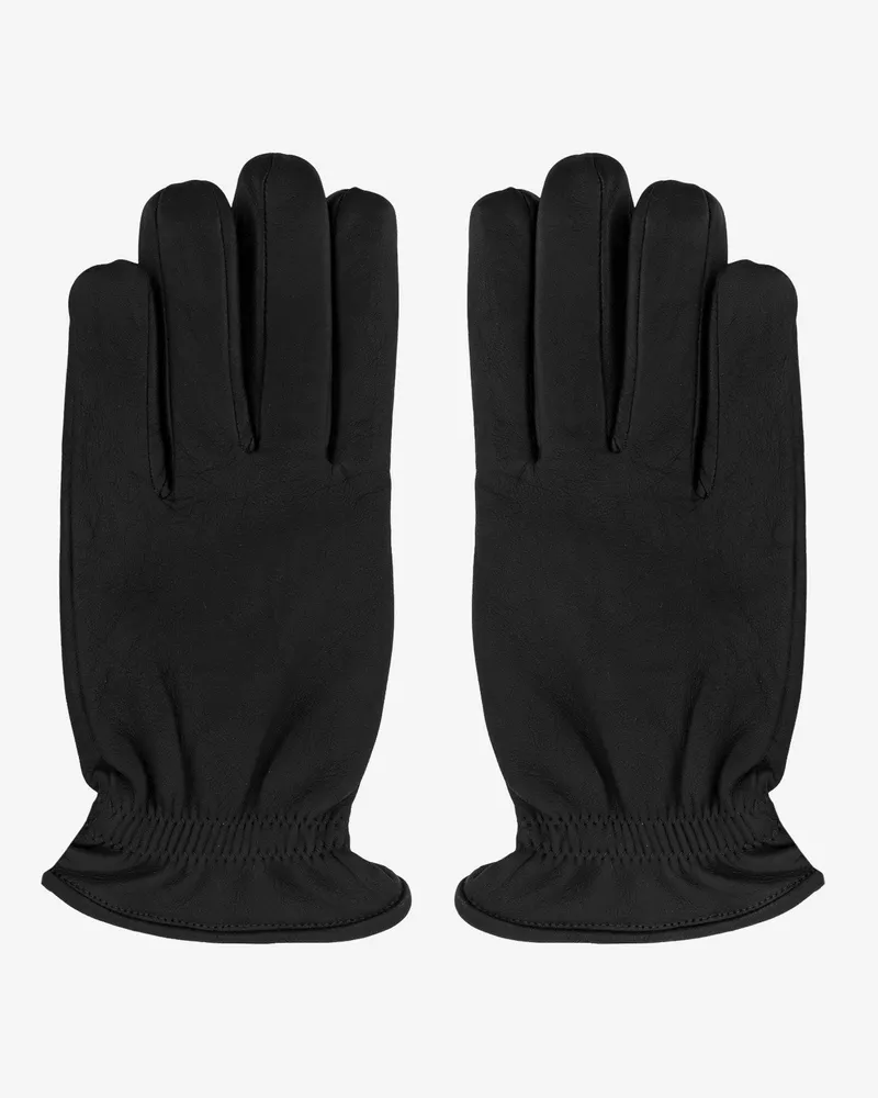 Orciani Leather gloves -  - gender_Man Black