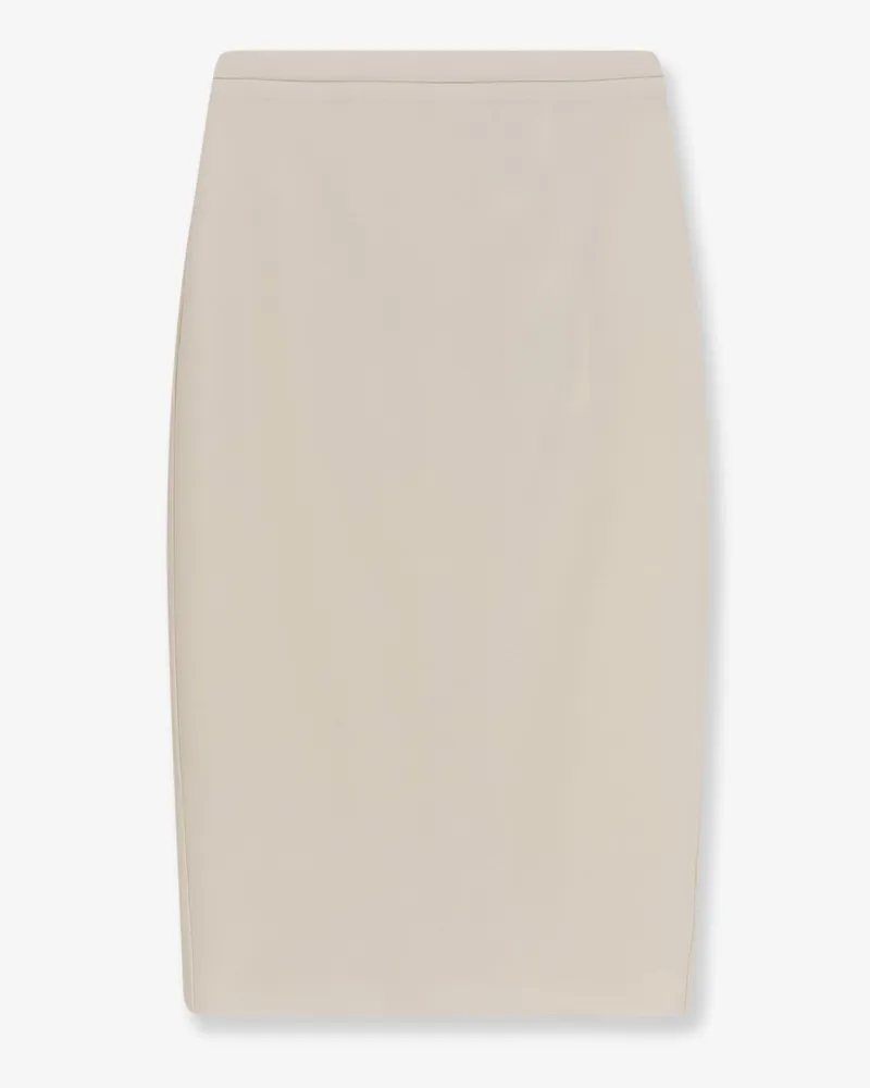 Max Mara Mxmotre stretch virgin wool skirt -  - gender_Woman White