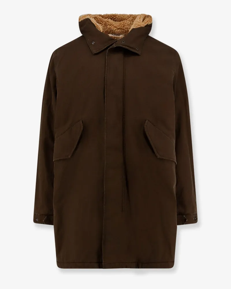 ASPESI Fuller cotton parka -  - gender_Man Green