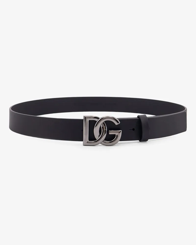 Dolce & Gabbana Leather belt -  - gender_Man Black