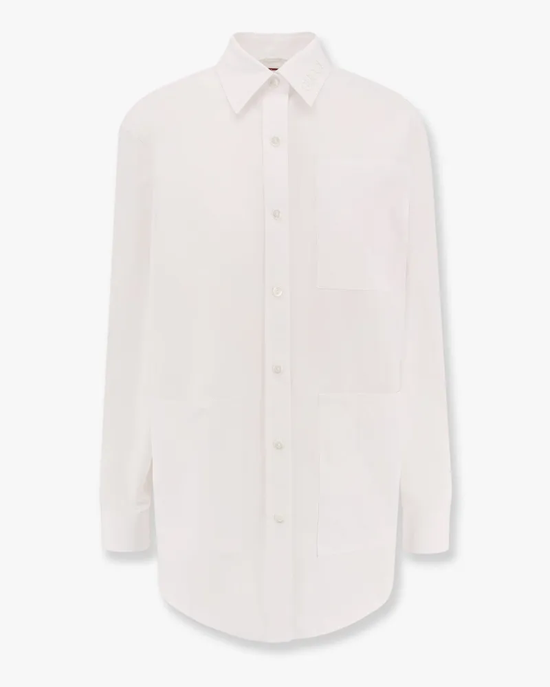 Gucci Oversize cotton shirt -  - gender_Woman White