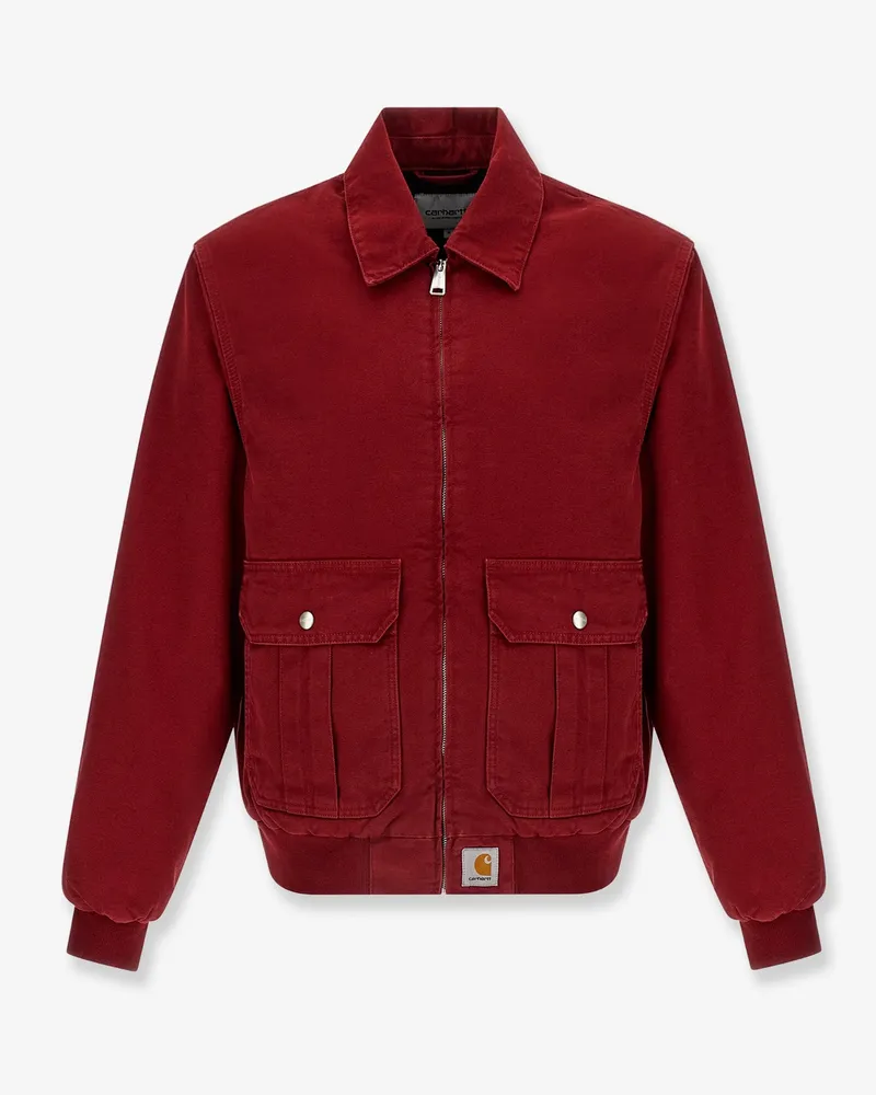 Carhartt WIP Stanton cotton jacket -  - gender_Man Red