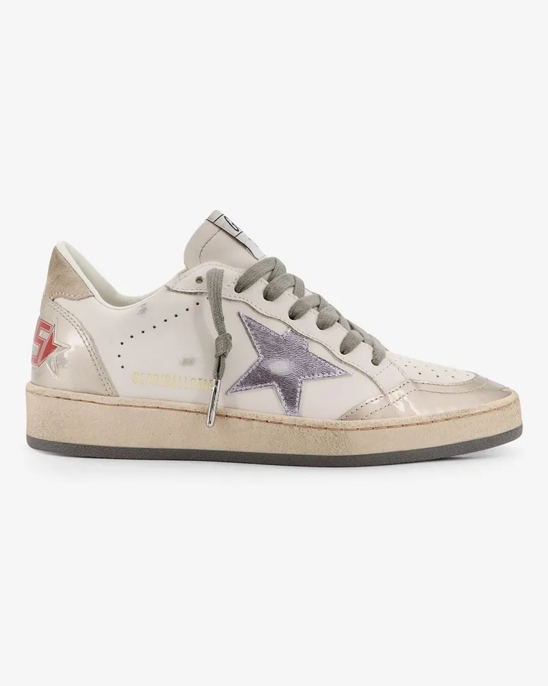 Golden Goose Ball Star leather sneakers -  - gender_Woman White
