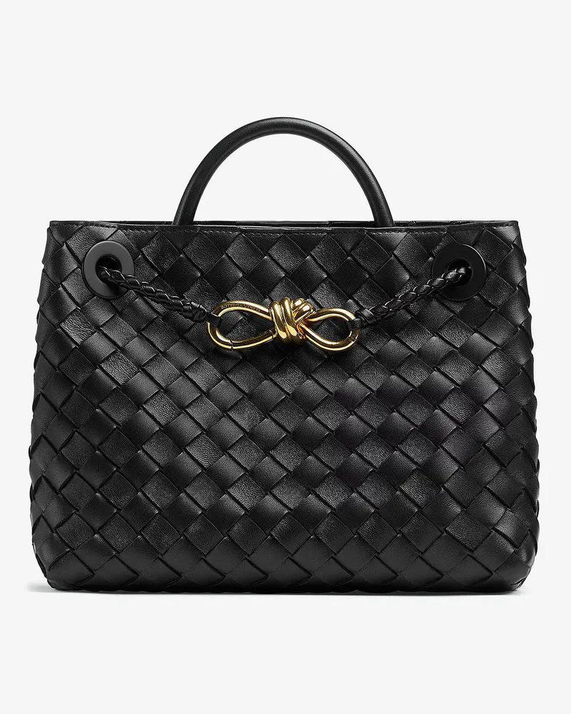 Bottega Veneta Andiamo Small leather crossbody bag with Intrecciato motif -  - gender_Woman Black
