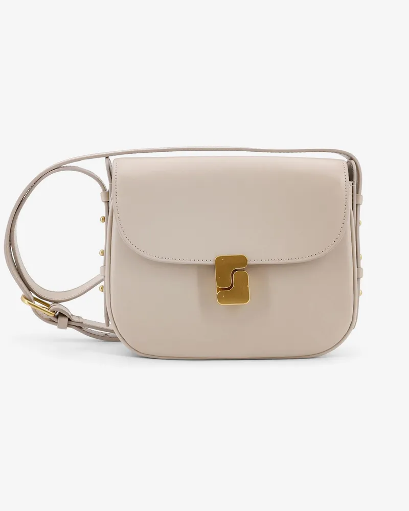 Soeur Bellissima Mini leather shoulder bag -  - gender_Woman Beige