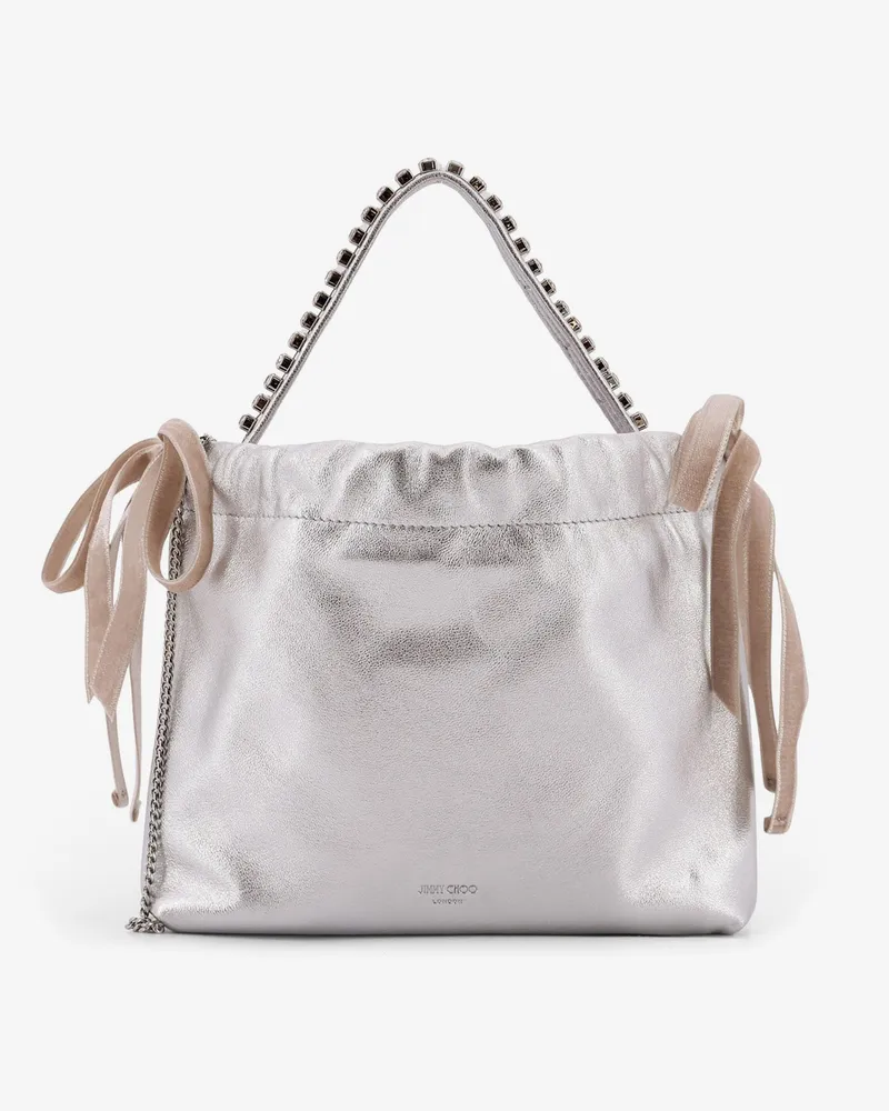 Jimmy Choo Metallic leather crossbody bag -  - gender_Woman Silver