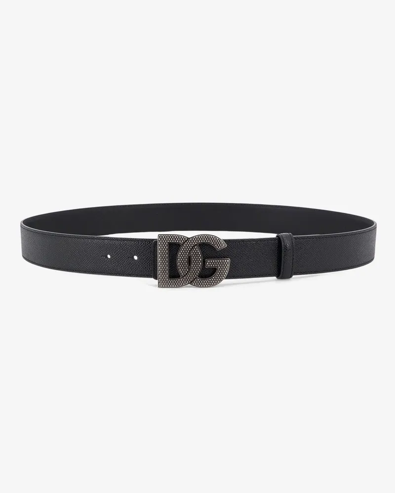 Dolce & Gabbana Leather belt -  - gender_Man Black