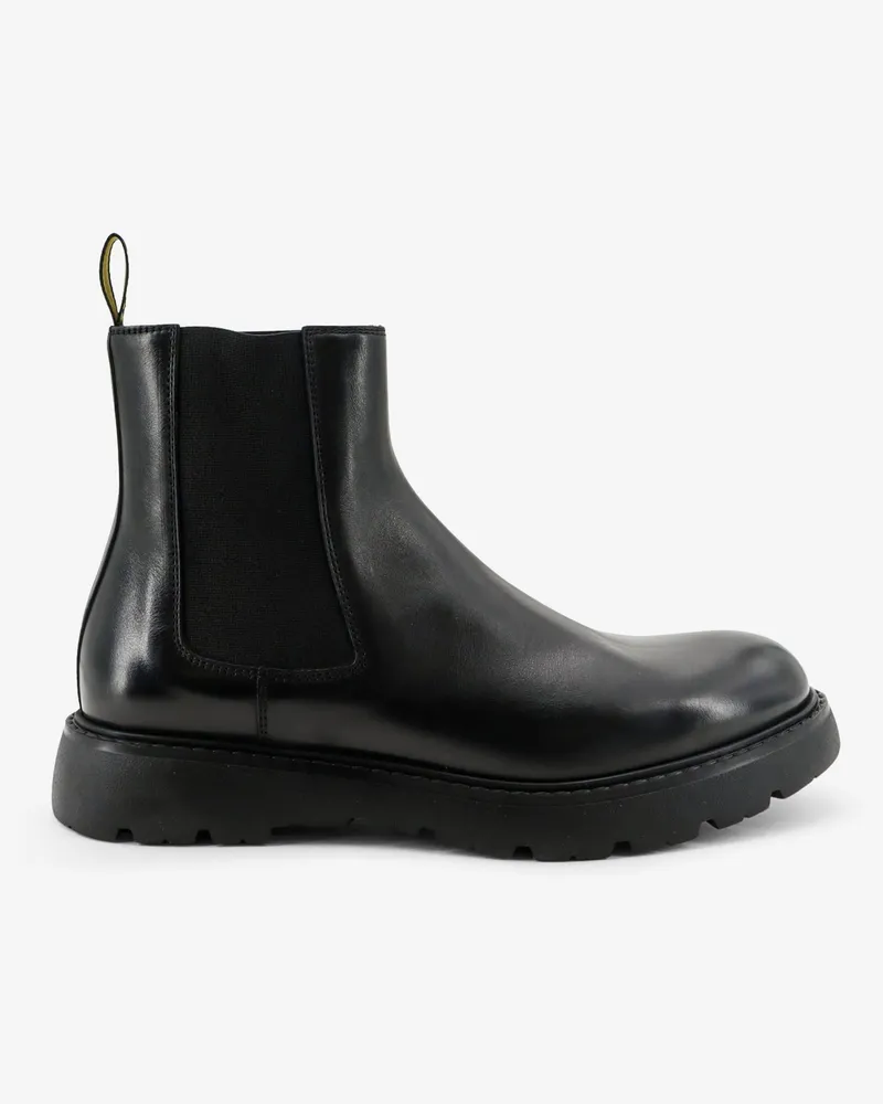 Doucal´s Leather boots -  - gender_Man Black