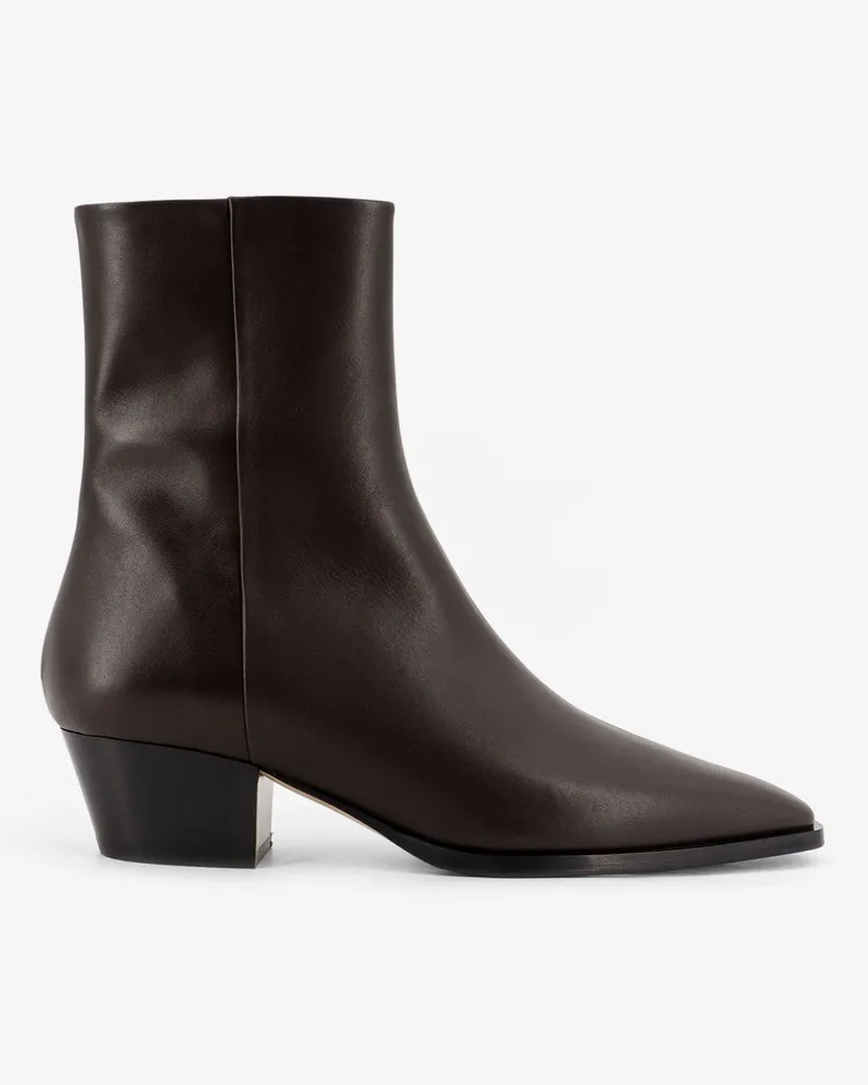 aeyde Baba leather boots -  - gender_Woman Brown