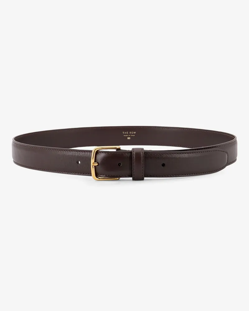 The Row Leather belt -  - gender_Woman Brown
