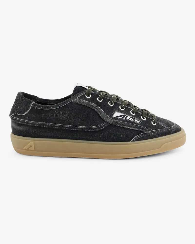 AUTRY Winscape suede sneakers with logo -  - gender_Man Black