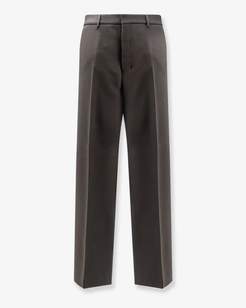 AMI Paris Virgin wool trousers -  - gender_Man Grey