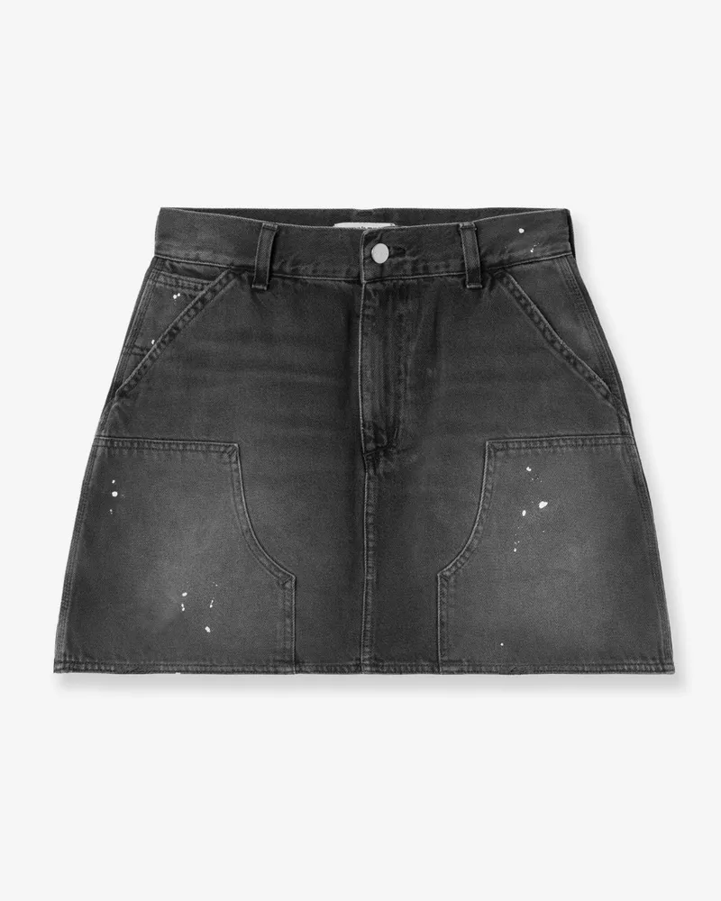 Carhartt WIP W'Maeve Double Knee black denim skirt -  - gender_Woman Black
