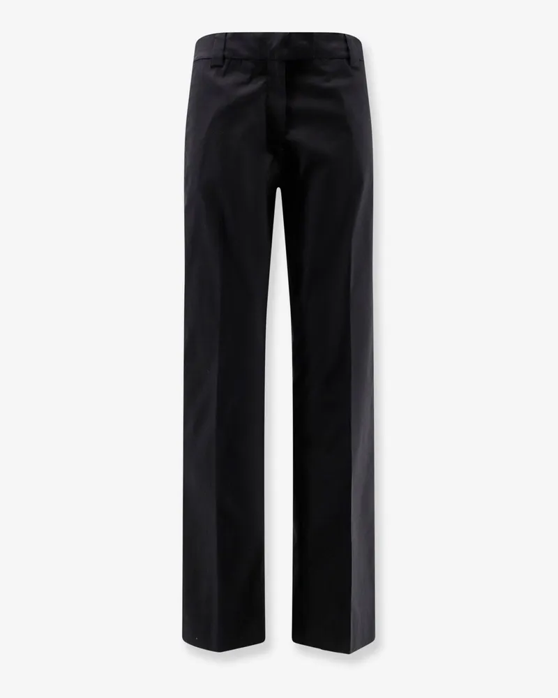 Miu Miu Stretch poplin trousers -  - gender_Woman Black