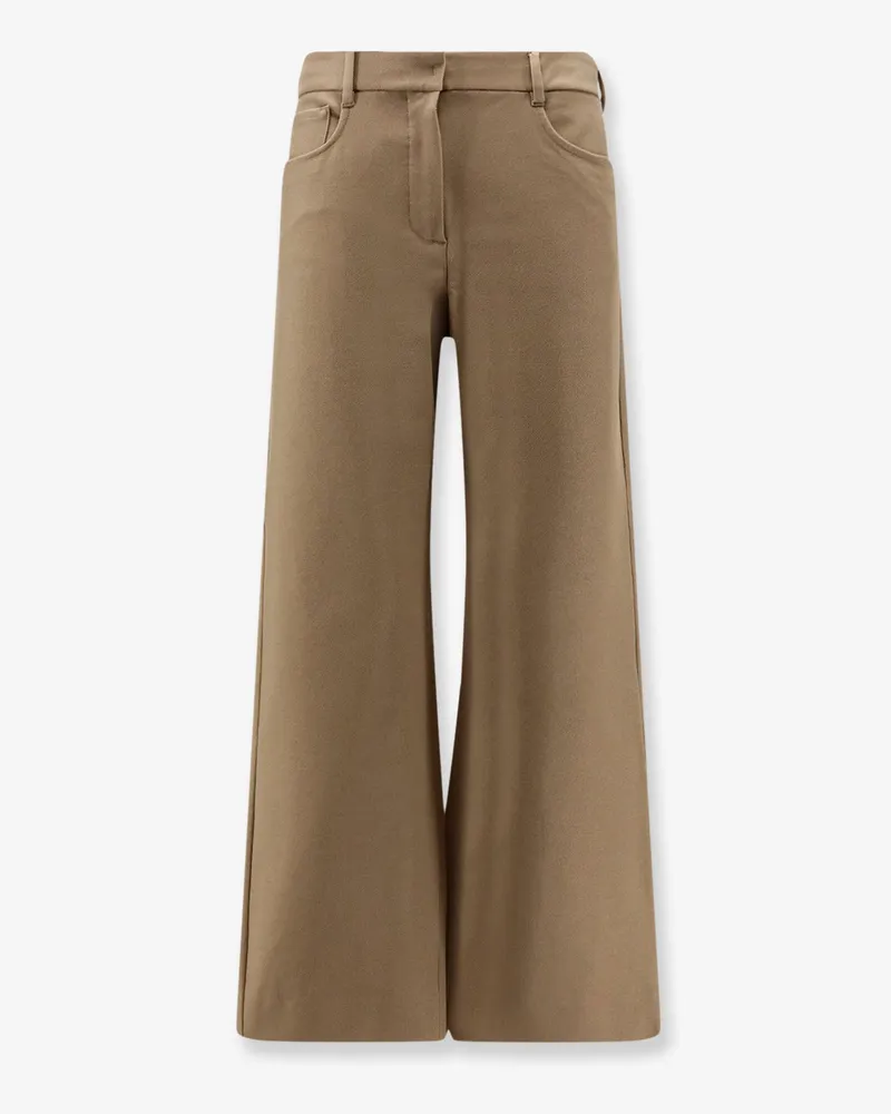 Max Mara Smmgela cotton blend trousers -  - gender_Woman Beige