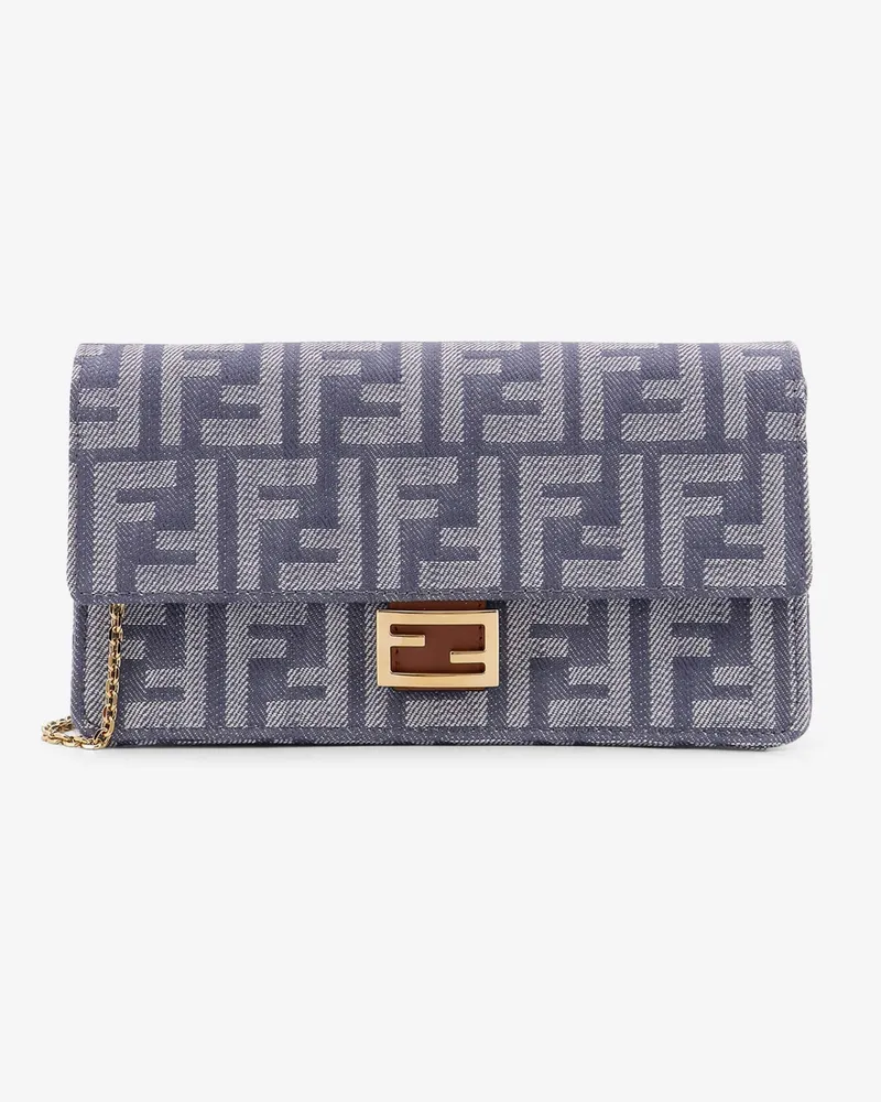 Fendi Wallet on chain Baguette shoulder bag -  - gender_Woman Blue