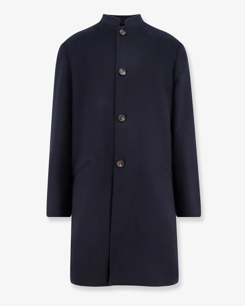 Loro Piana Javier cashmere coat -  - gender_Man Blue