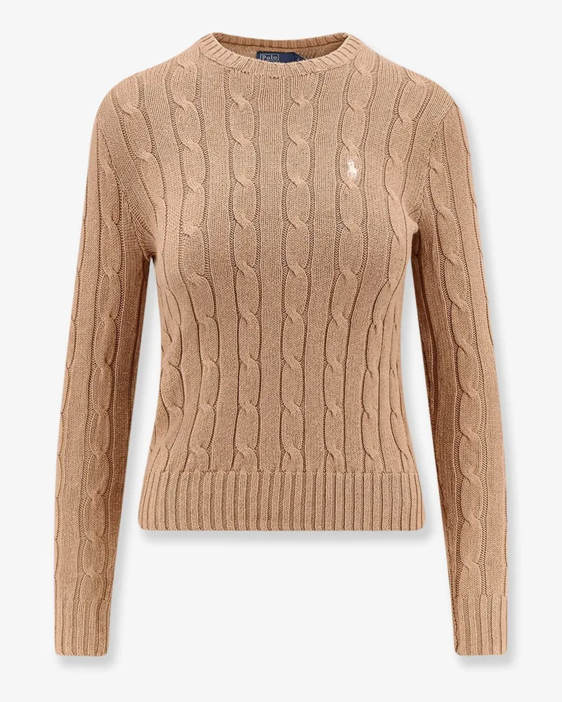 Ralph Lauren Cotton cable knit sweater -  - gender_Woman Brown