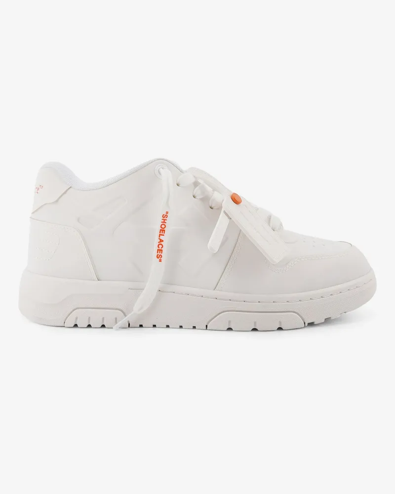 OFF-WHITE Out Of Office Molded leather sneakers -  - gender_Man White
