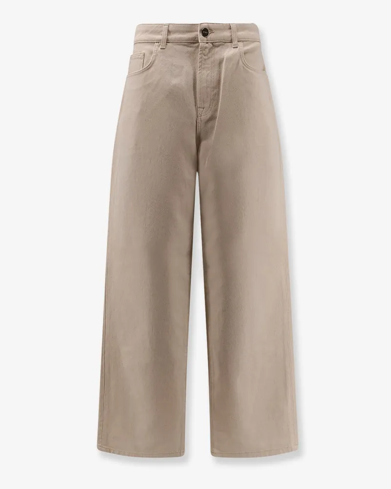 Róhe Cotton trousers -  - gender_Woman Beige