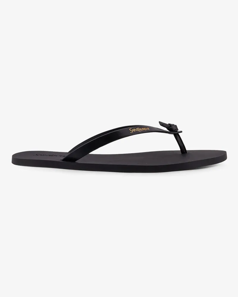 Saint Laurent Party low rubber sandals -  - gender_Man Black