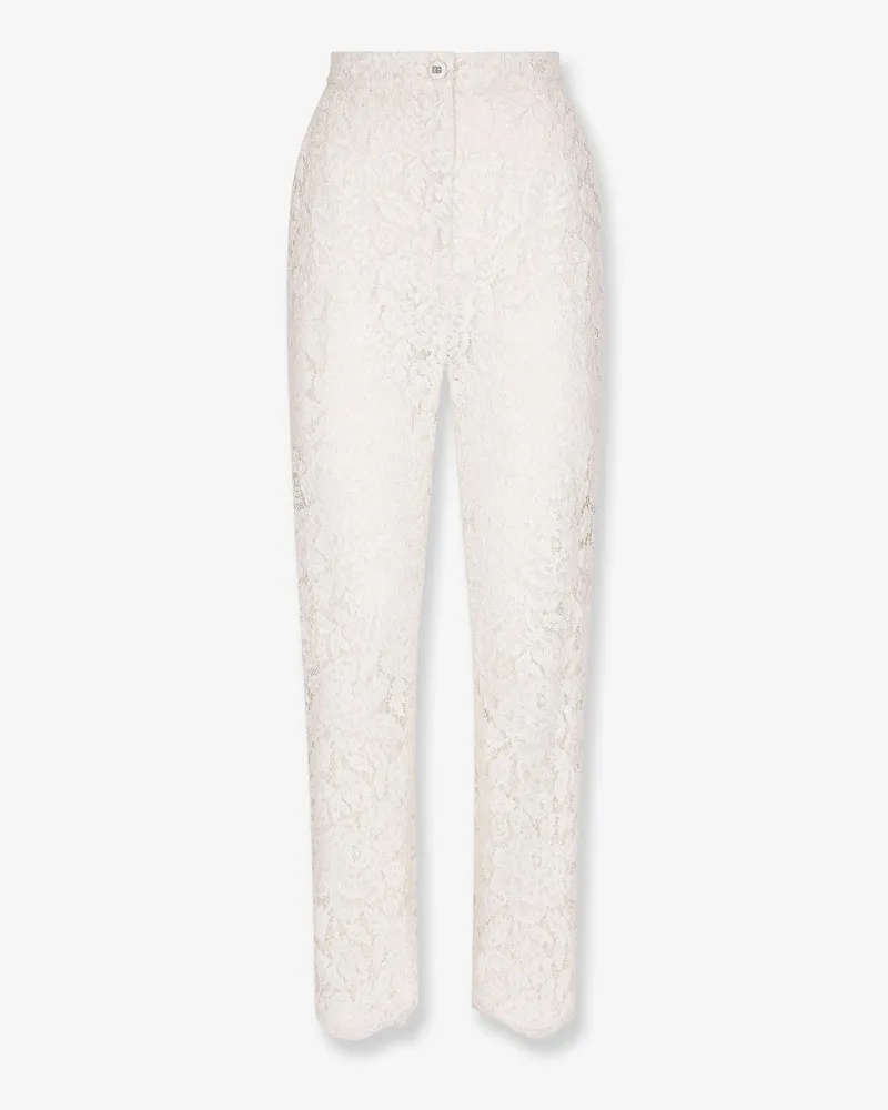 Dolce & Gabbana Lace trousers -  - gender_Woman White