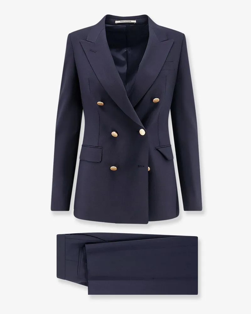 Tagliatore Parigi stretch virgin wool tailleur -  - gender_Woman Blue