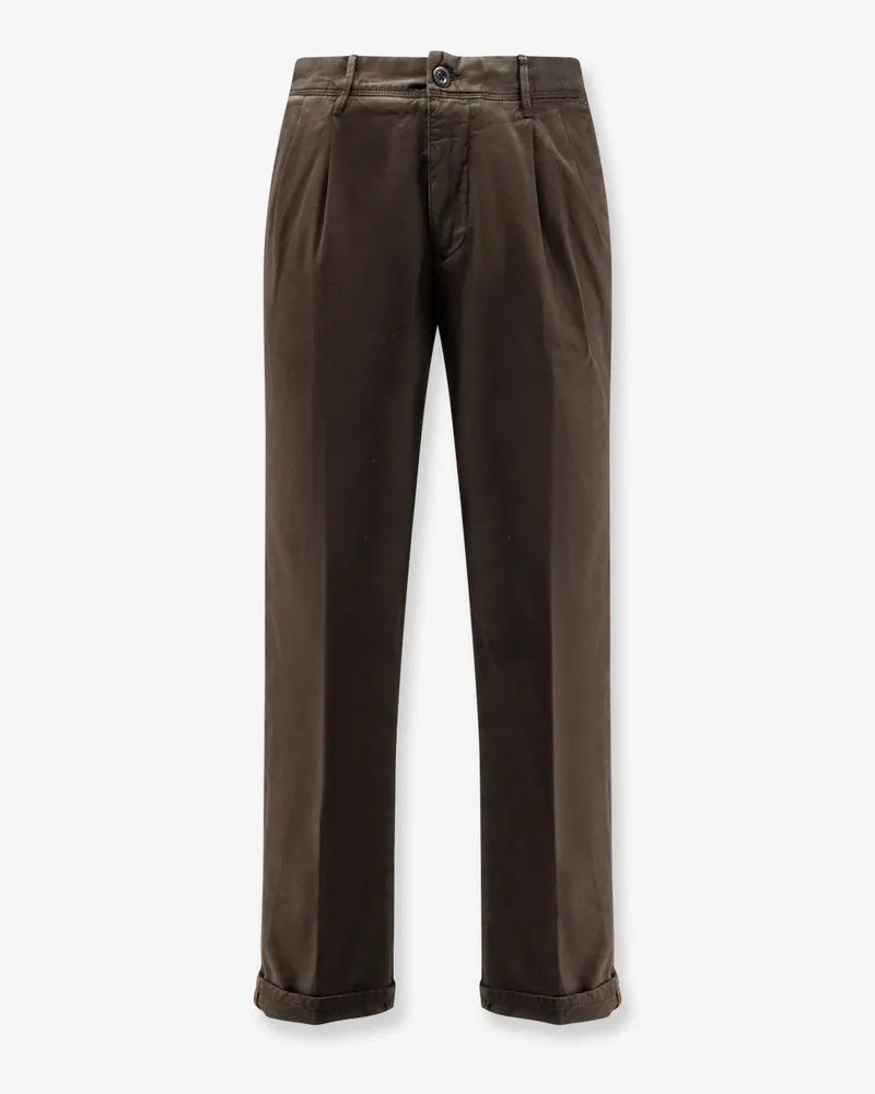Incotex Certified cotton trousers -  - gender_Man Brown
